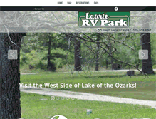 Tablet Screenshot of lauriervpark.com
